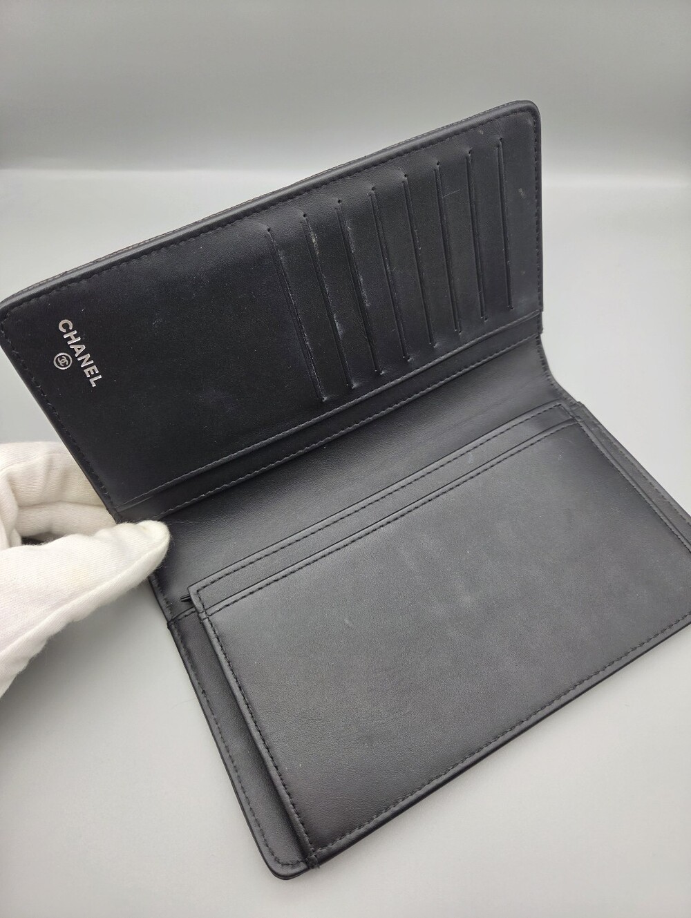 🖤CHANEL Black Caviar 2.55 Authentic Wallet🖤 - Picture 4 of 17